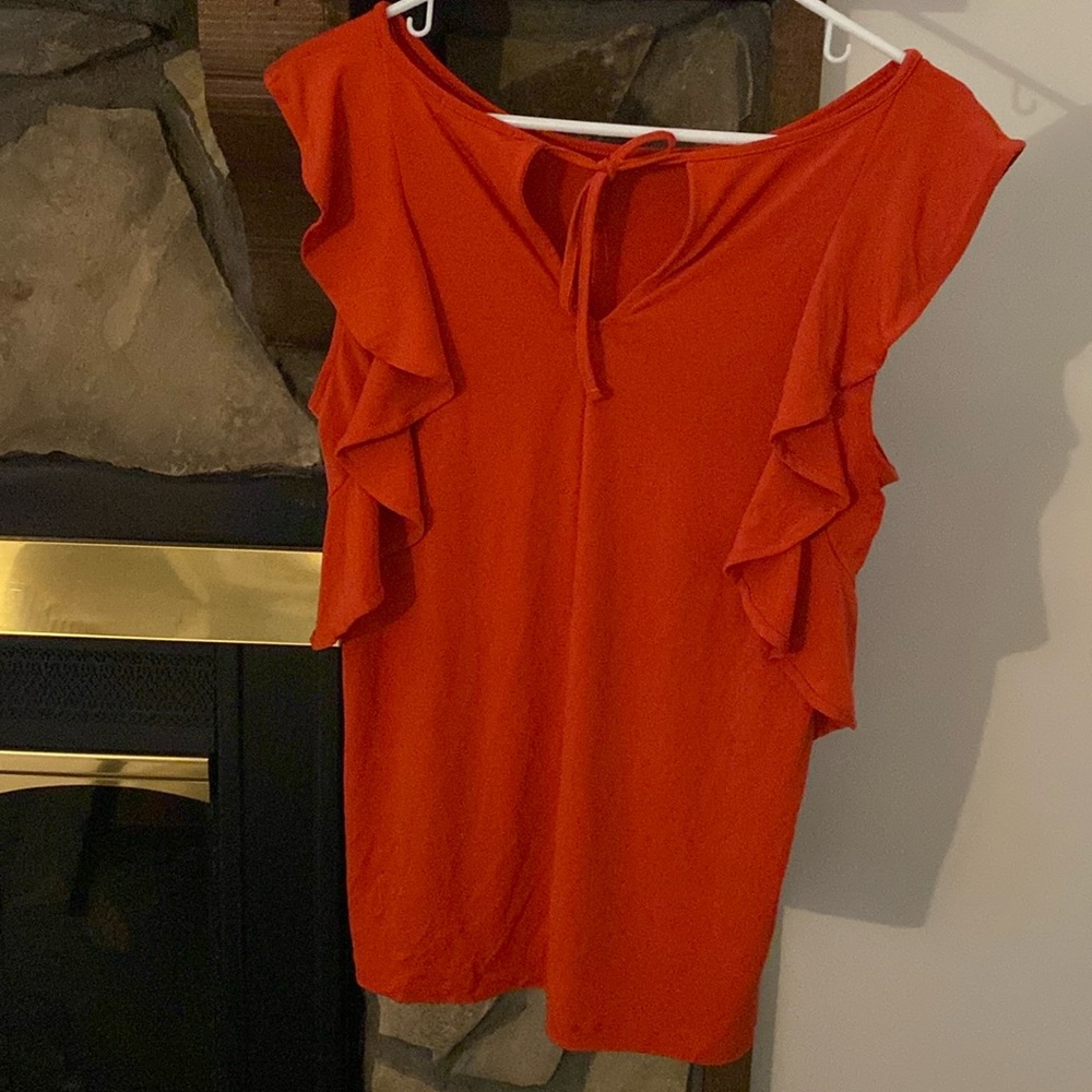 🧶Banana Republic Flutter Sleeve Top, Size S
